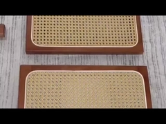 Партийные деревянные и тростниковые столы для обеда регулируемый размер деревянный ратан столик для обеда