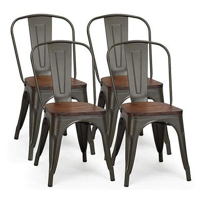 Купить Кафе Столы в стиле Tolix Стол для обеда в стиле Tolix Side Chair Стол для обеда из металла Производство в сети