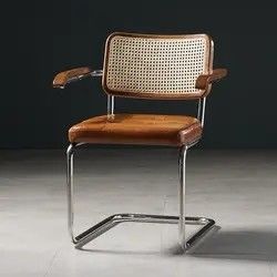 Купить На заказ кафе Mid Century тростниковые столы с нержавеющей сталью Производство в сети